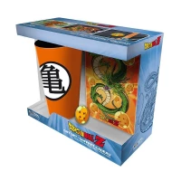 1. Zestaw Prezentowy Dragon Ball: Szklanka XXL + Przypinka + Notes A6